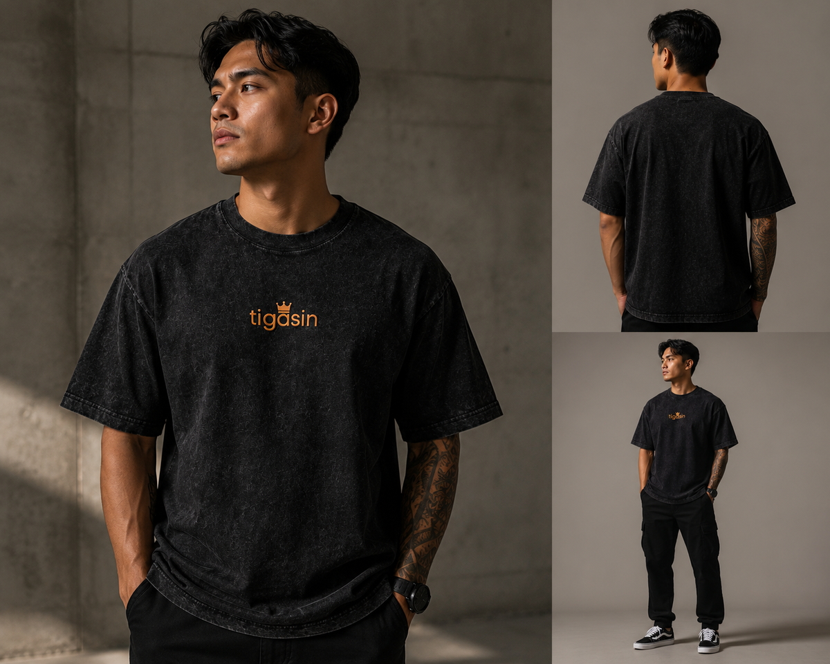TIGASIN Heavyweight Washed Tee