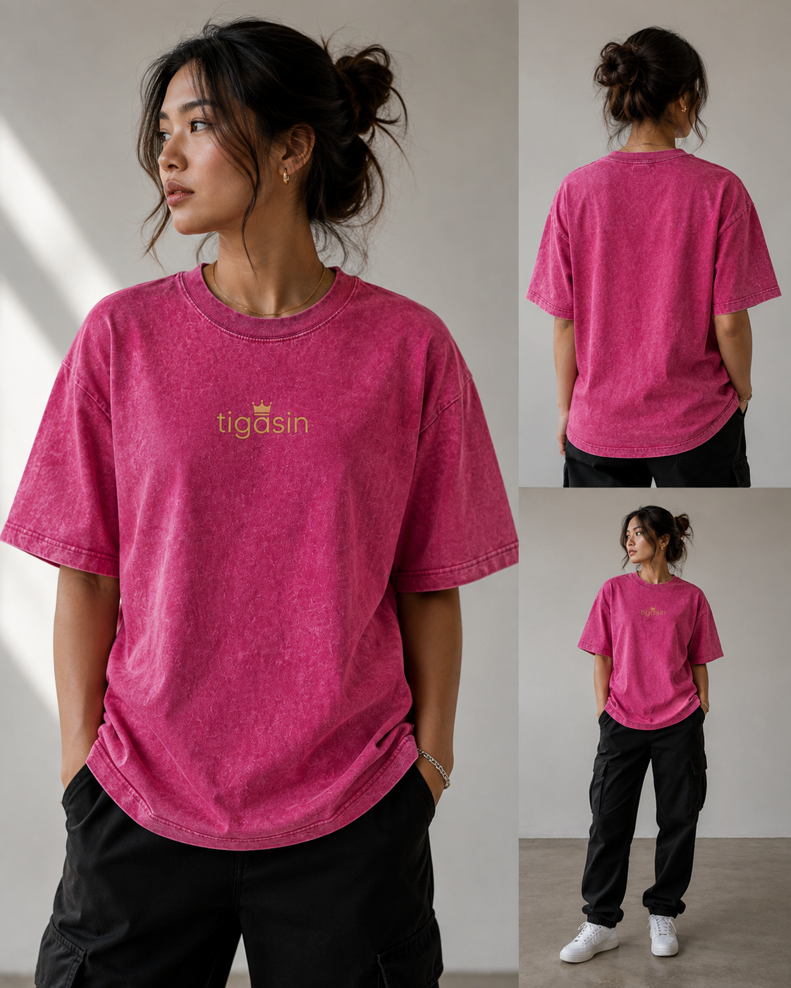 TIGASIN Heavyweight Washed Tee